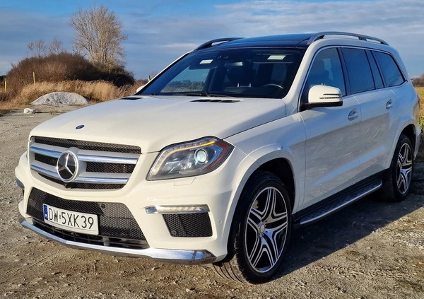 Mercedes-Benz GL cena 159900 przebieg: 167000, rok produkcji 2013 z Wrocław małe 781